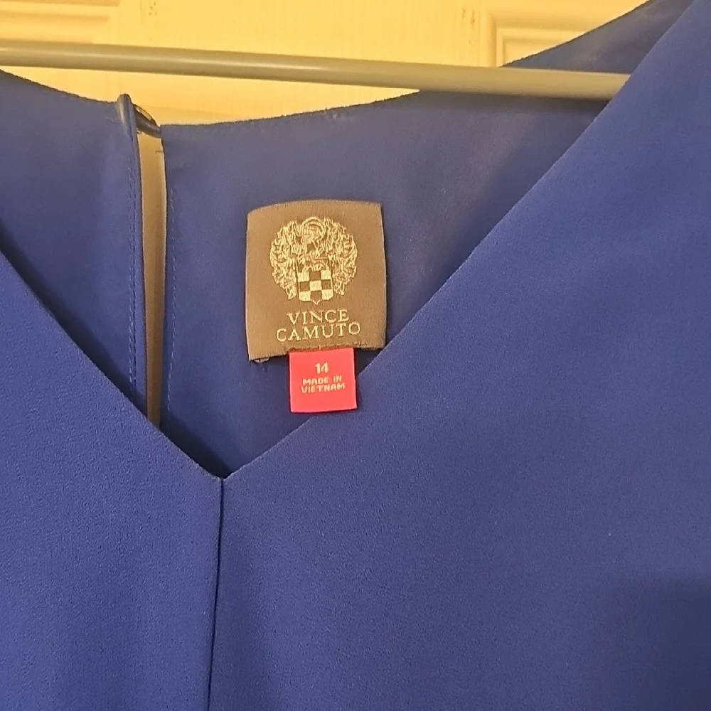 Vince Camuto Royal Blue Cocktail Dress - Picture 2 of 4